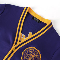 "Oakwood College" Navy Blue Fleece Cardigan