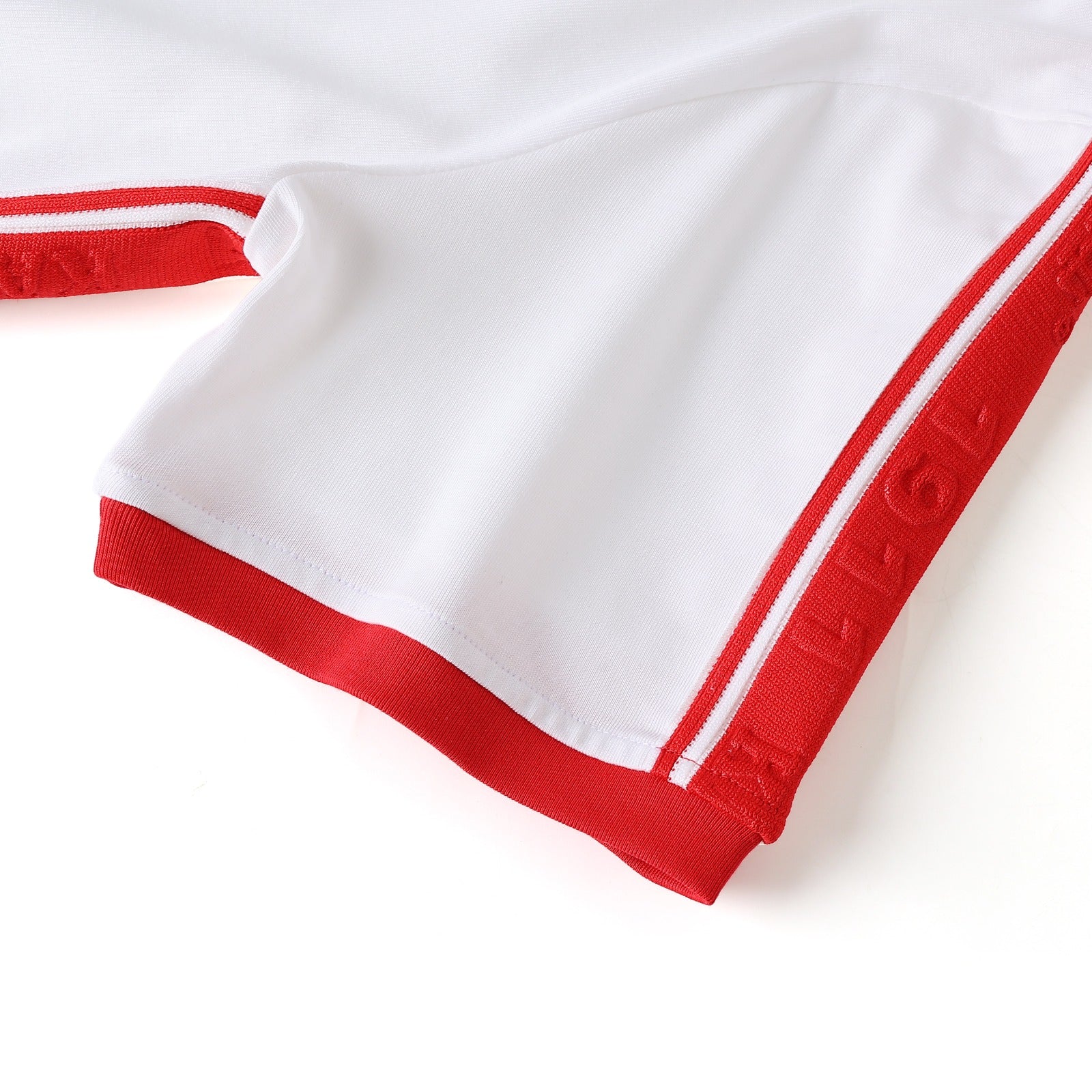 Kappa White Tapered Embossed Premium Crest Shirt