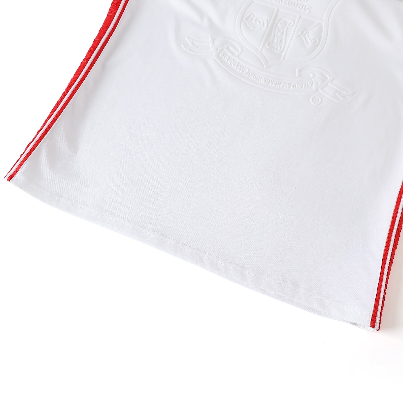 Kappa White Tapered Embossed Premium Crest Shirt