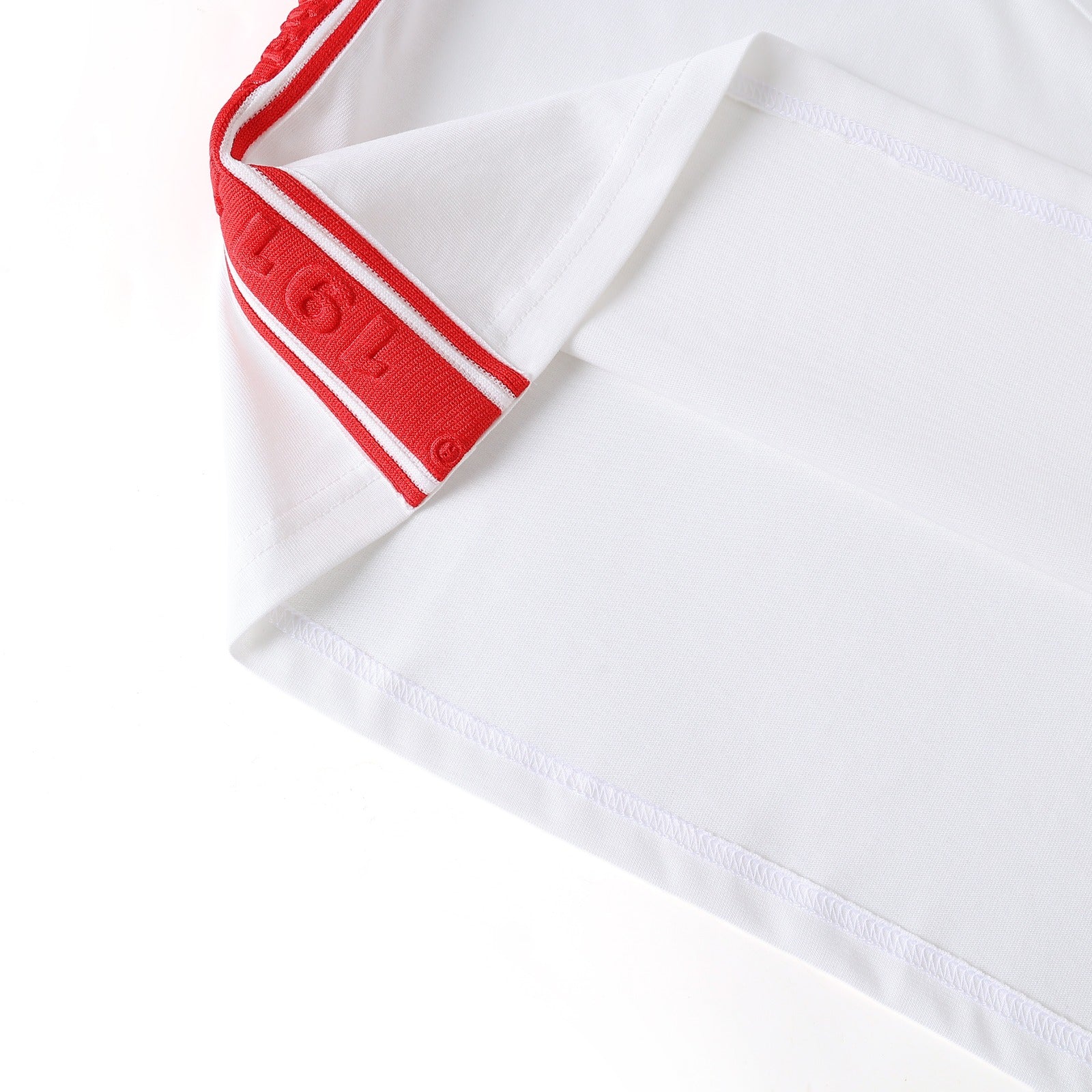 Kappa White Tapered Embossed Premium Crest Shirt