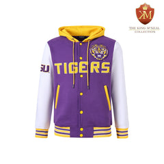 LSU Purple Fleece Jacket