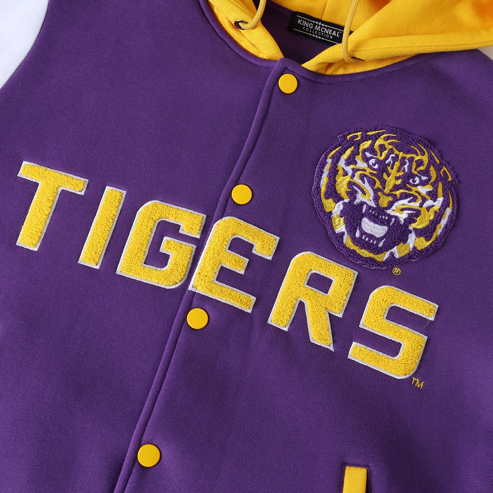 LSU Purple Fleece Jacket