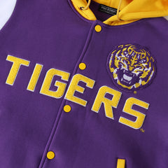 LSU Purple Fleece Jacket