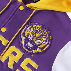 LSU Purple Fleece Jacket