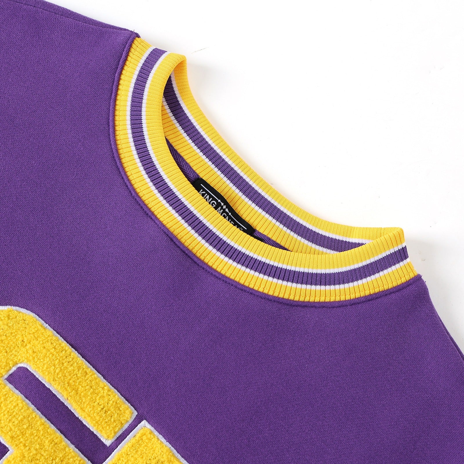 LSU Purple Pocket Crewneck