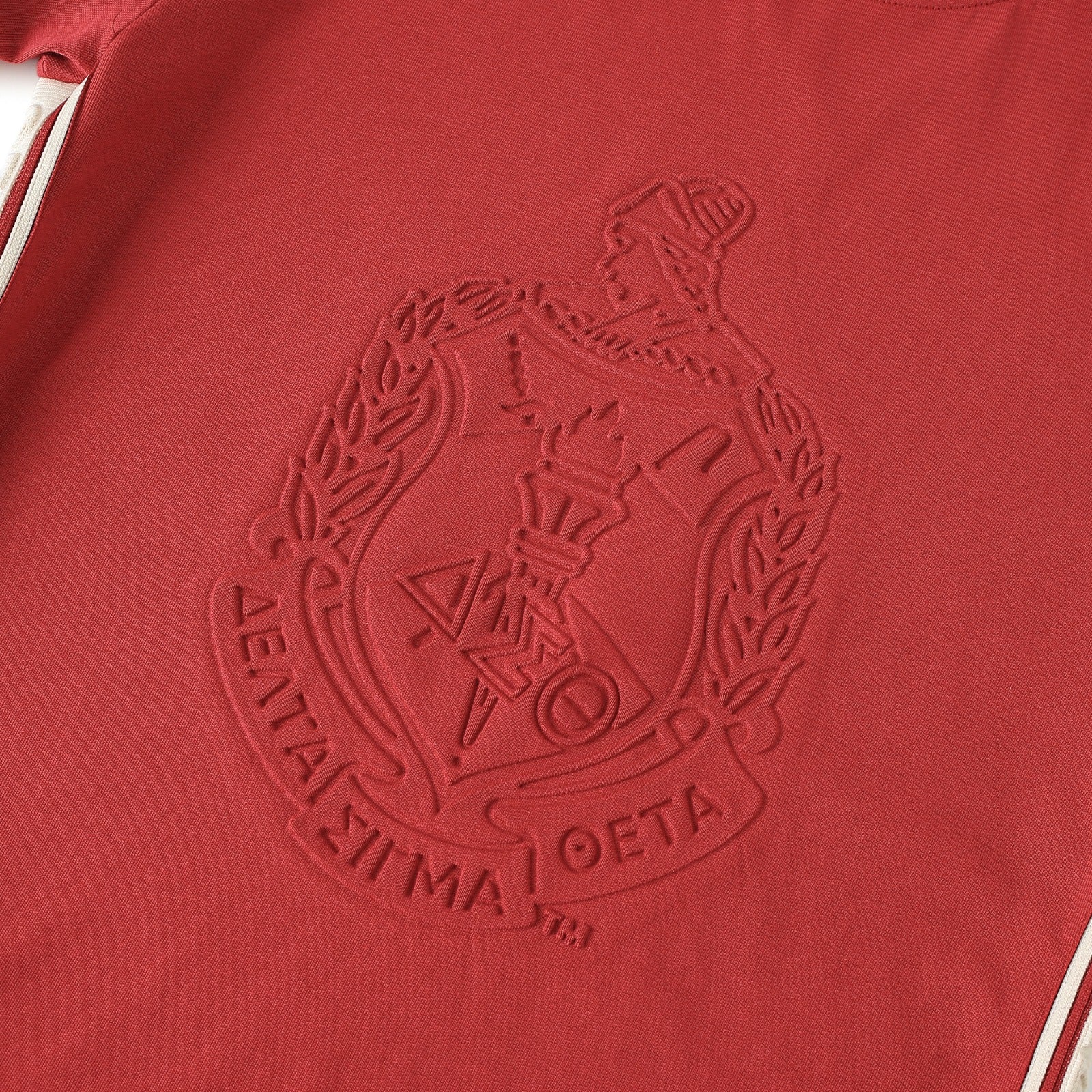 Delta Crimson Tapered Embossed Crest Premium Shirt