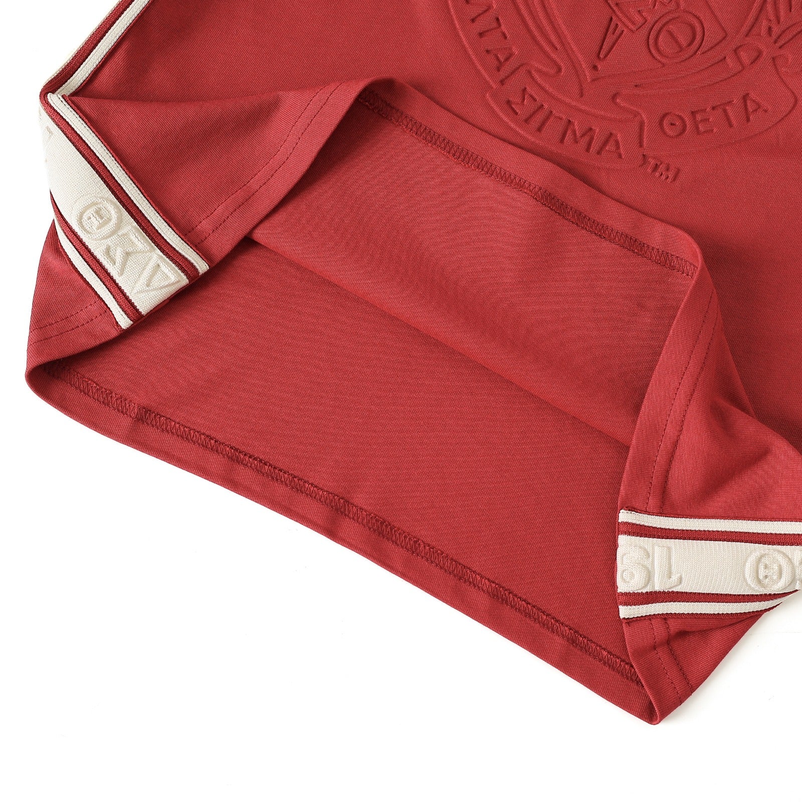 Delta Crimson Tapered Embossed Crest Premium Shirt
