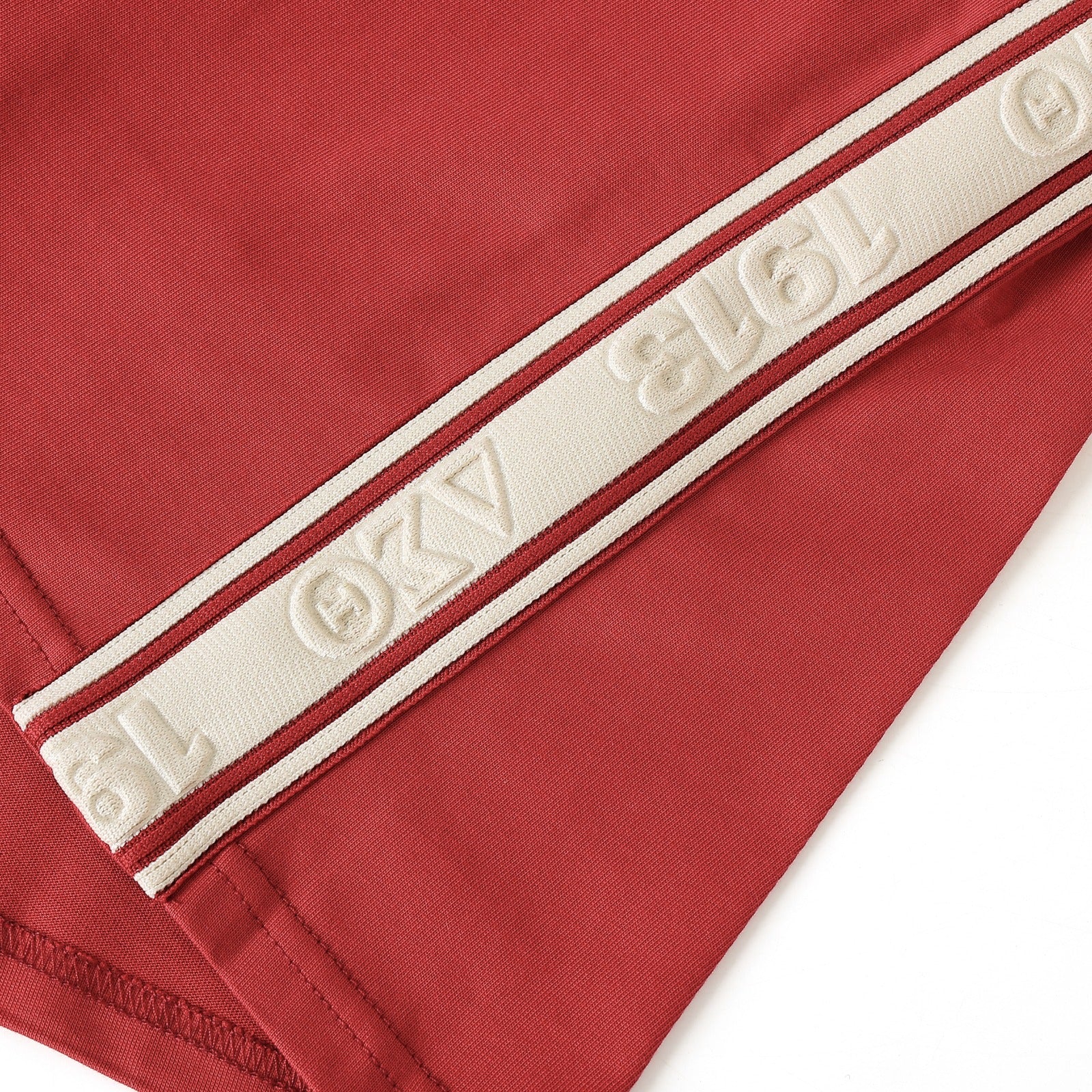 Delta Crimson Tapered Embossed Crest Premium Shirt