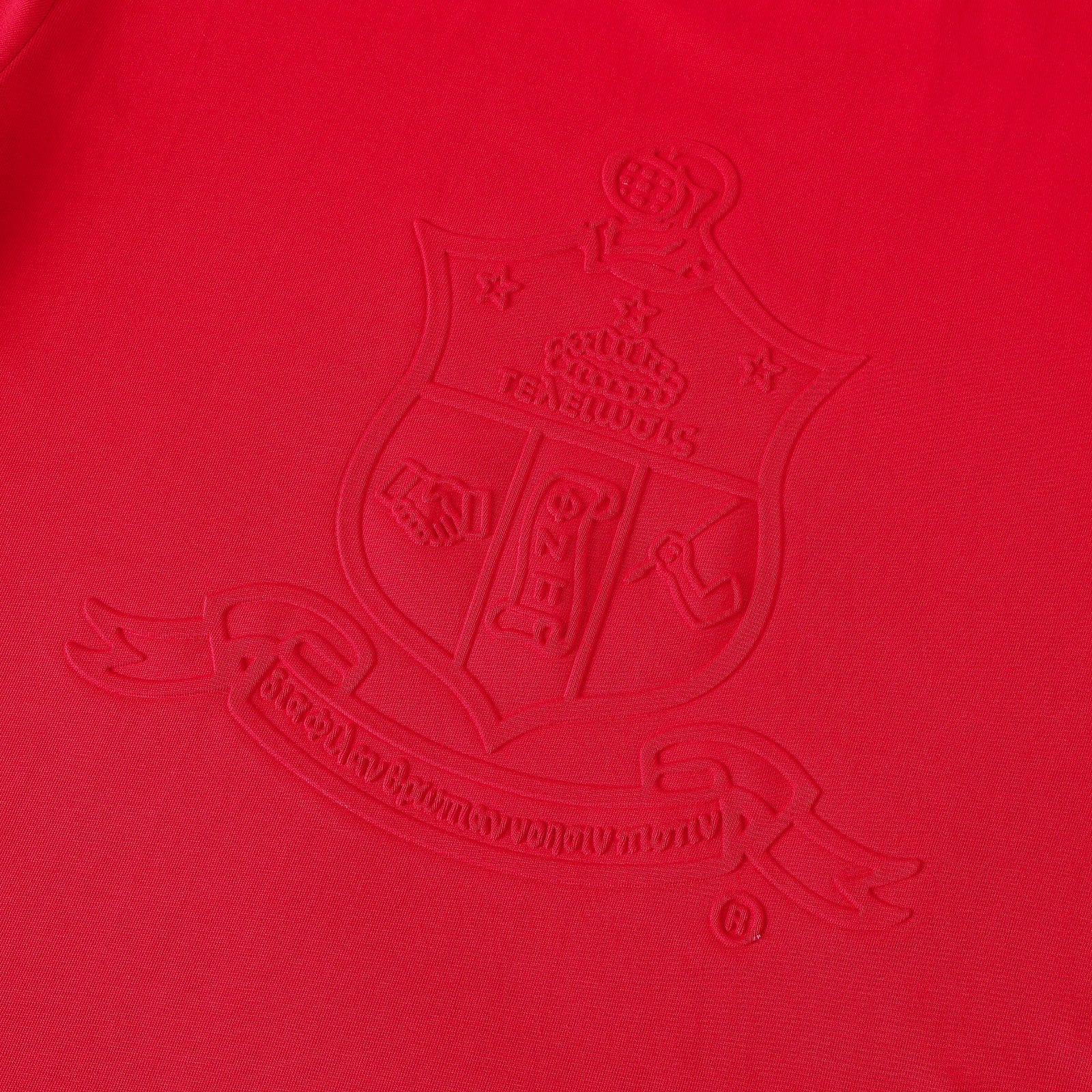 Kappa Red Tapered Embossed Premium Crest Shirt