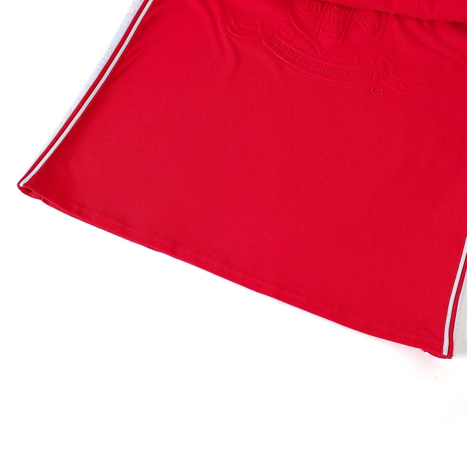 Kappa Red Tapered Embossed Premium Crest Shirt