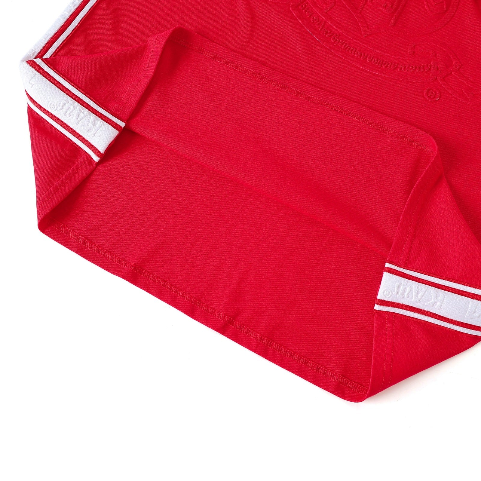 Kappa Red Tapered Embossed Premium Crest Shirt