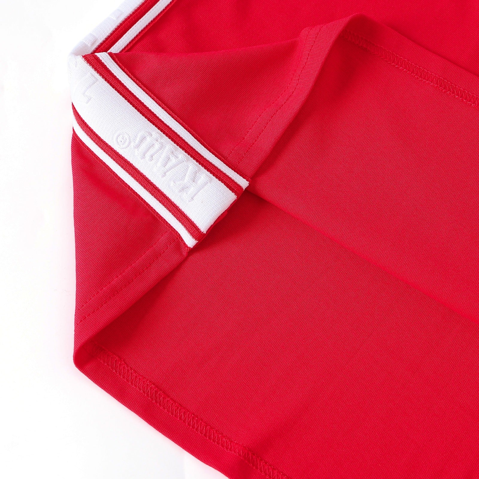Kappa Red Tapered Embossed Premium Crest Shirt