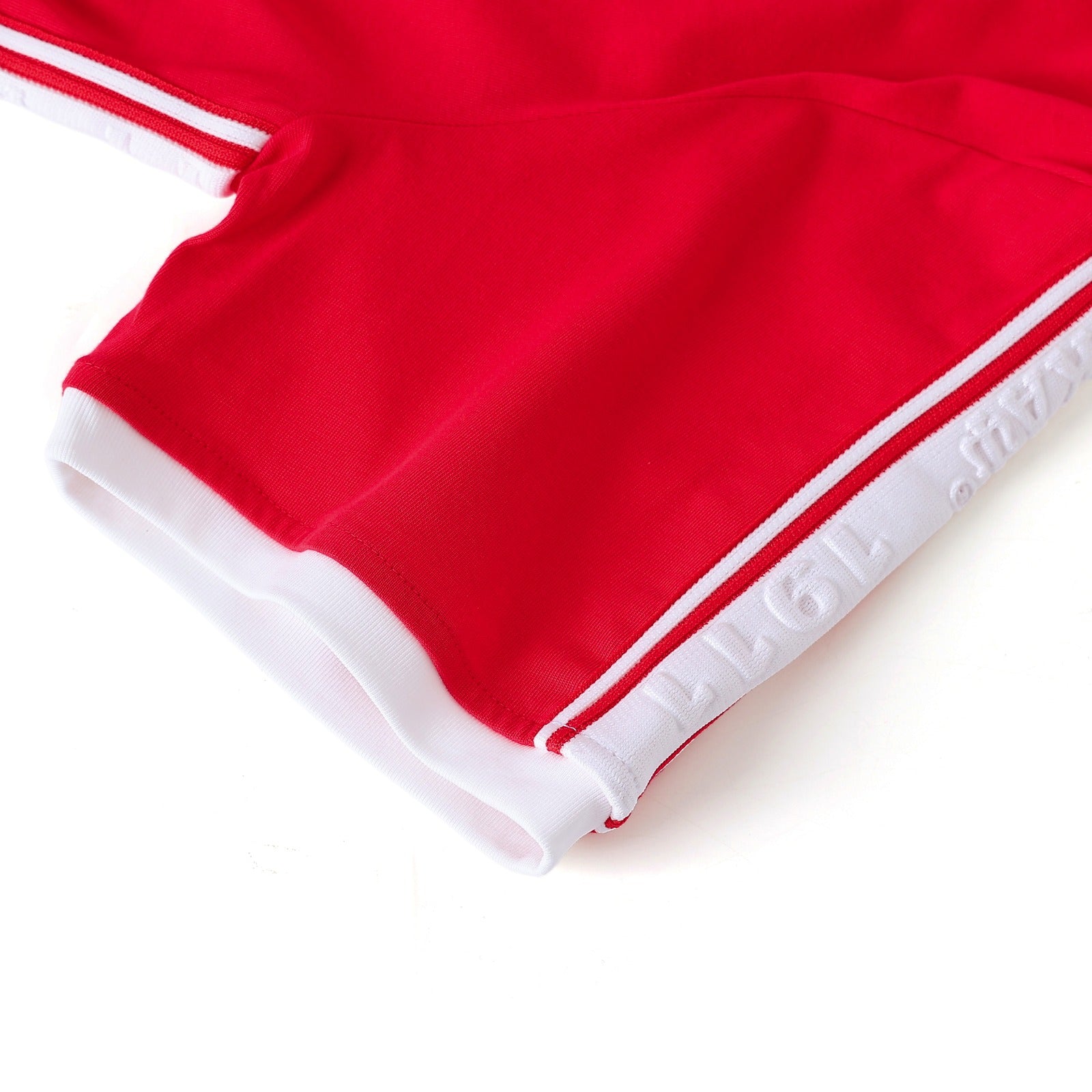 Kappa Red Tapered Embossed Premium Crest Shirt