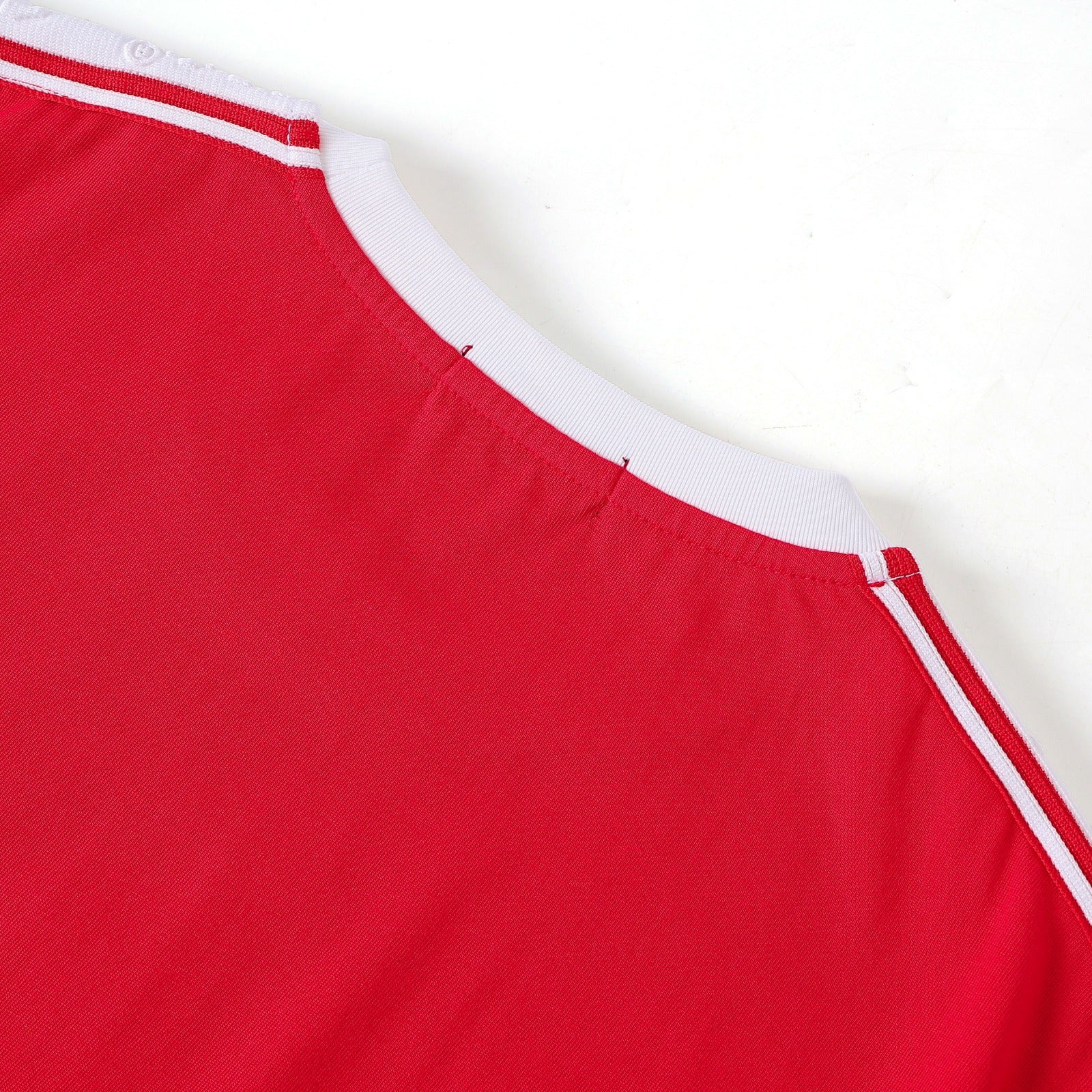 Delta Red Tapered Embossed Crest Premium Shirt