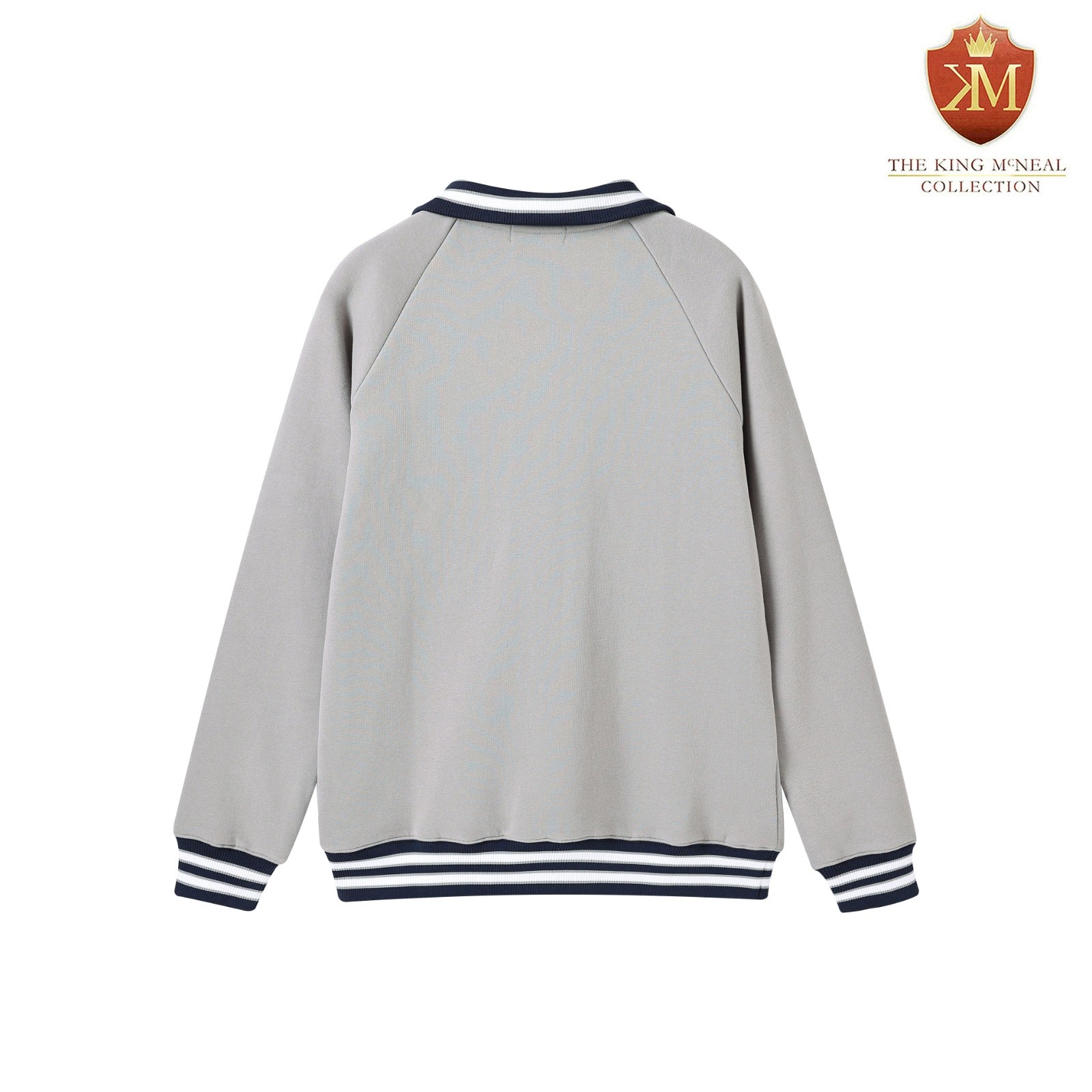 Jackson State Grey Quarter Zip Crewneck