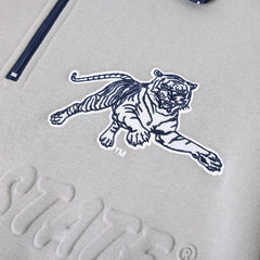 Jackson State Grey Quarter Zip Crewneck