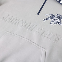 Jackson State Grey Quarter Zip Crewneck