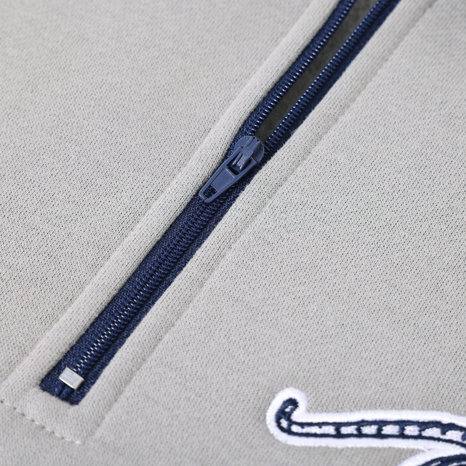 Jackson State Grey Quarter Zip Crewneck