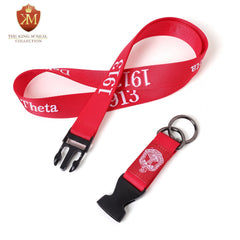 Delta Sigma Theta Lanyard/Keychain