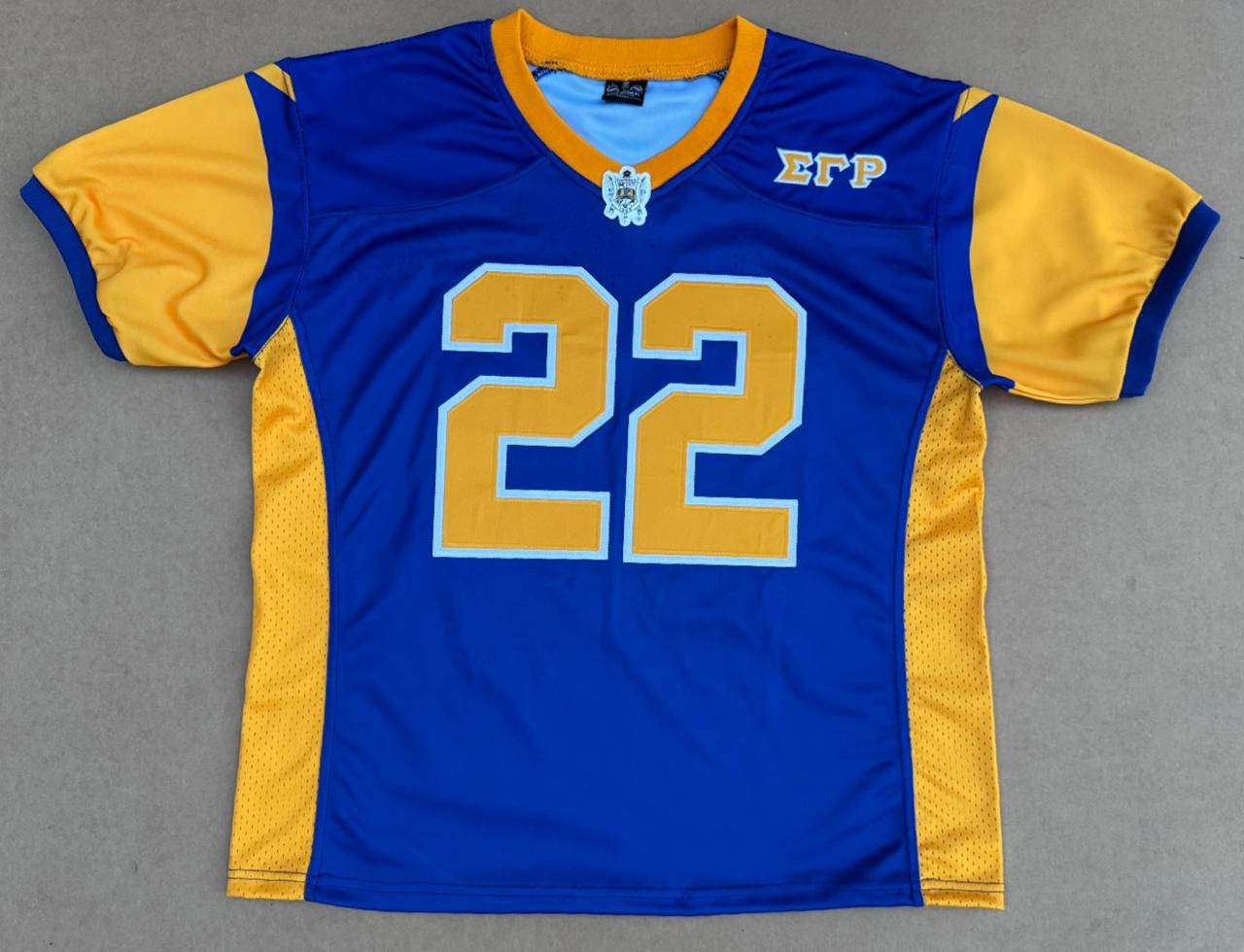 SGRho Blue Football Jersey