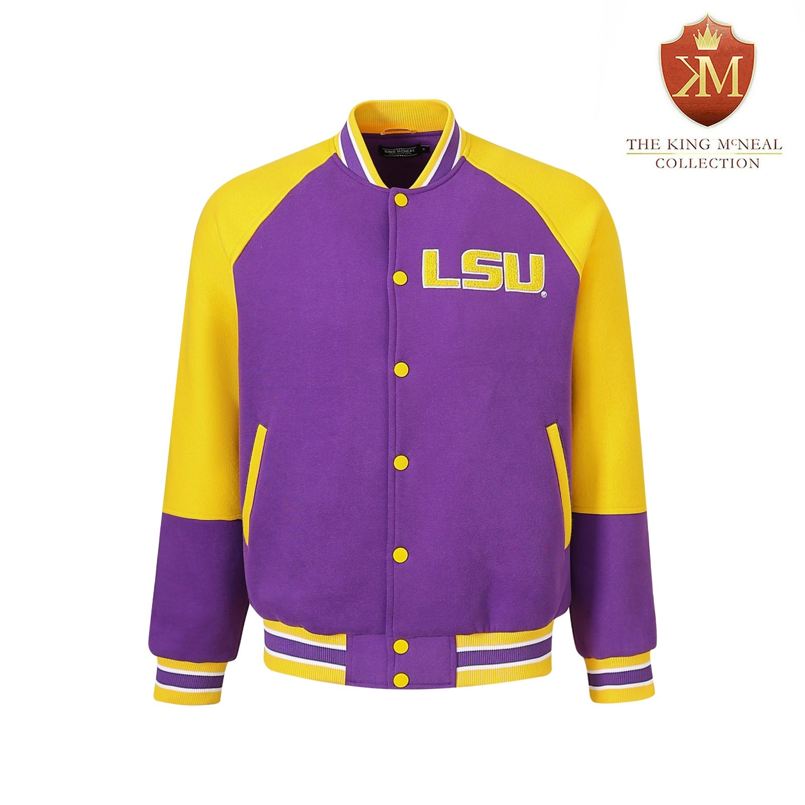 LSU Purple Fleece Jacket