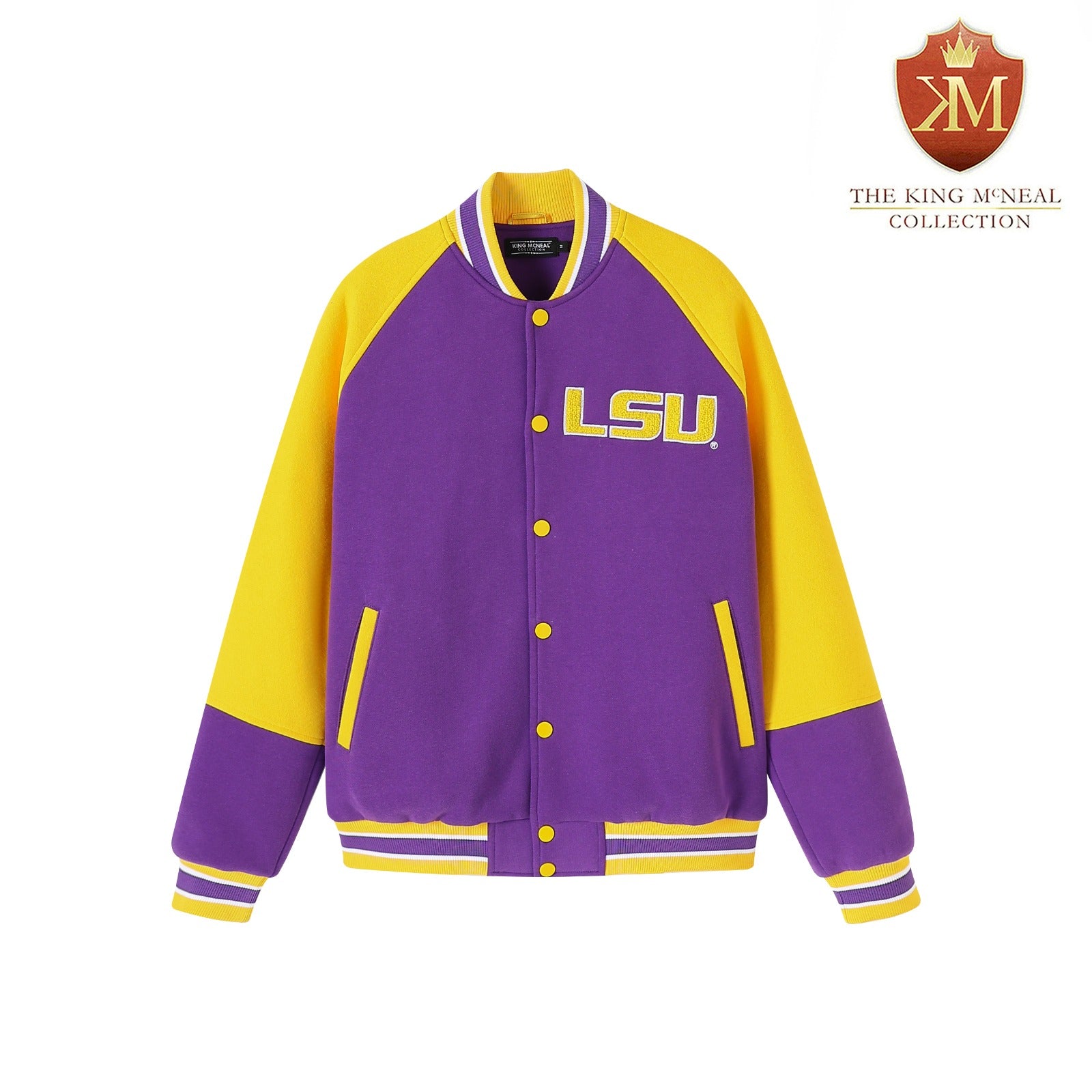 LSU Purple Fleece Jacket