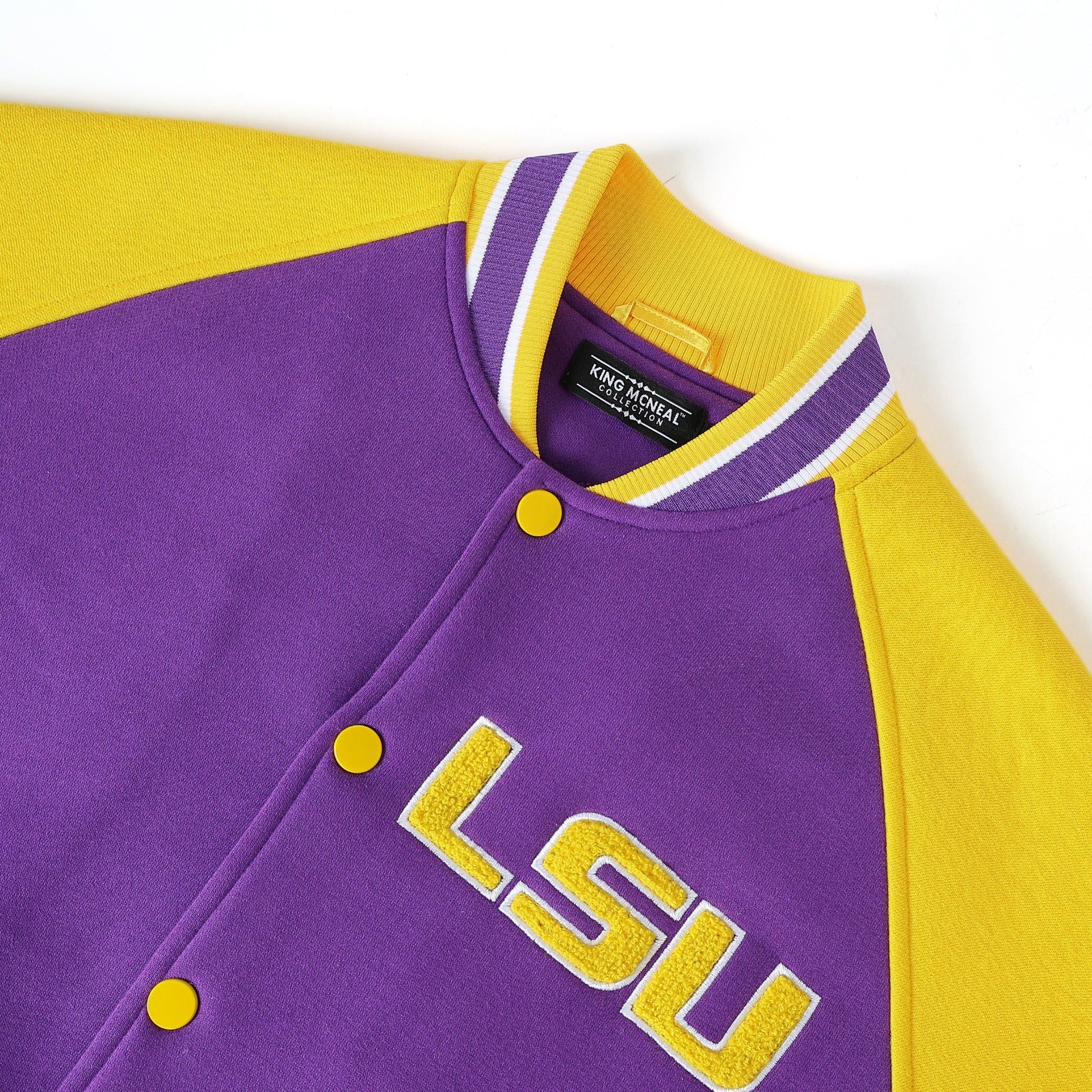 LSU Purple Fleece Jacket