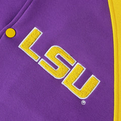 LSU Purple Fleece Jacket