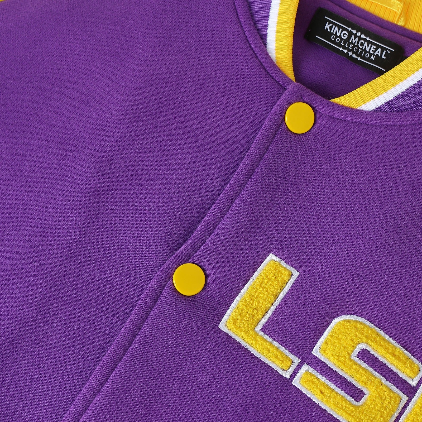 LSU Purple Fleece Jacket