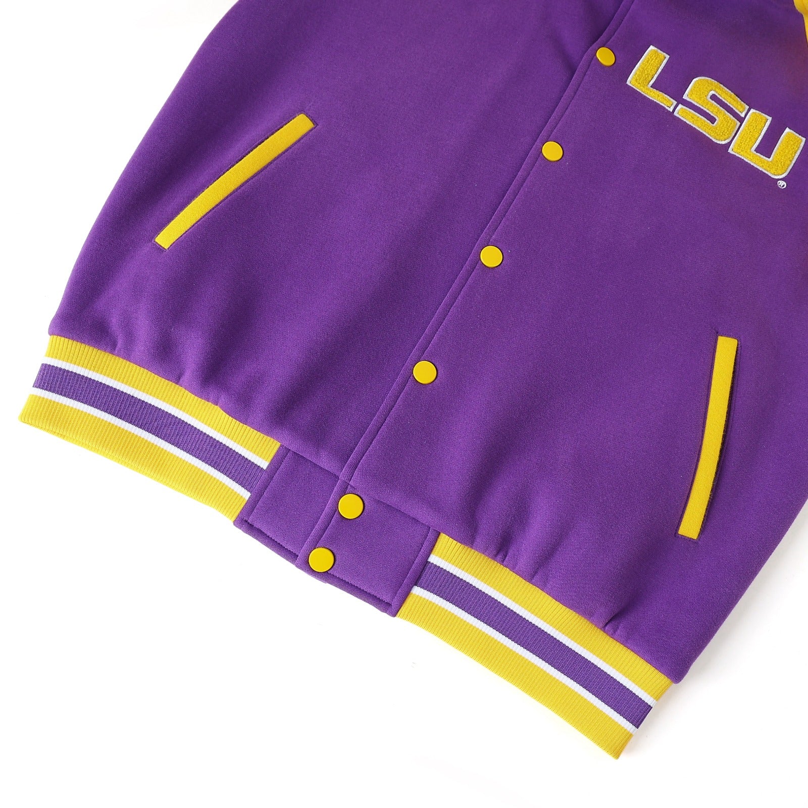 LSU Purple Fleece Jacket