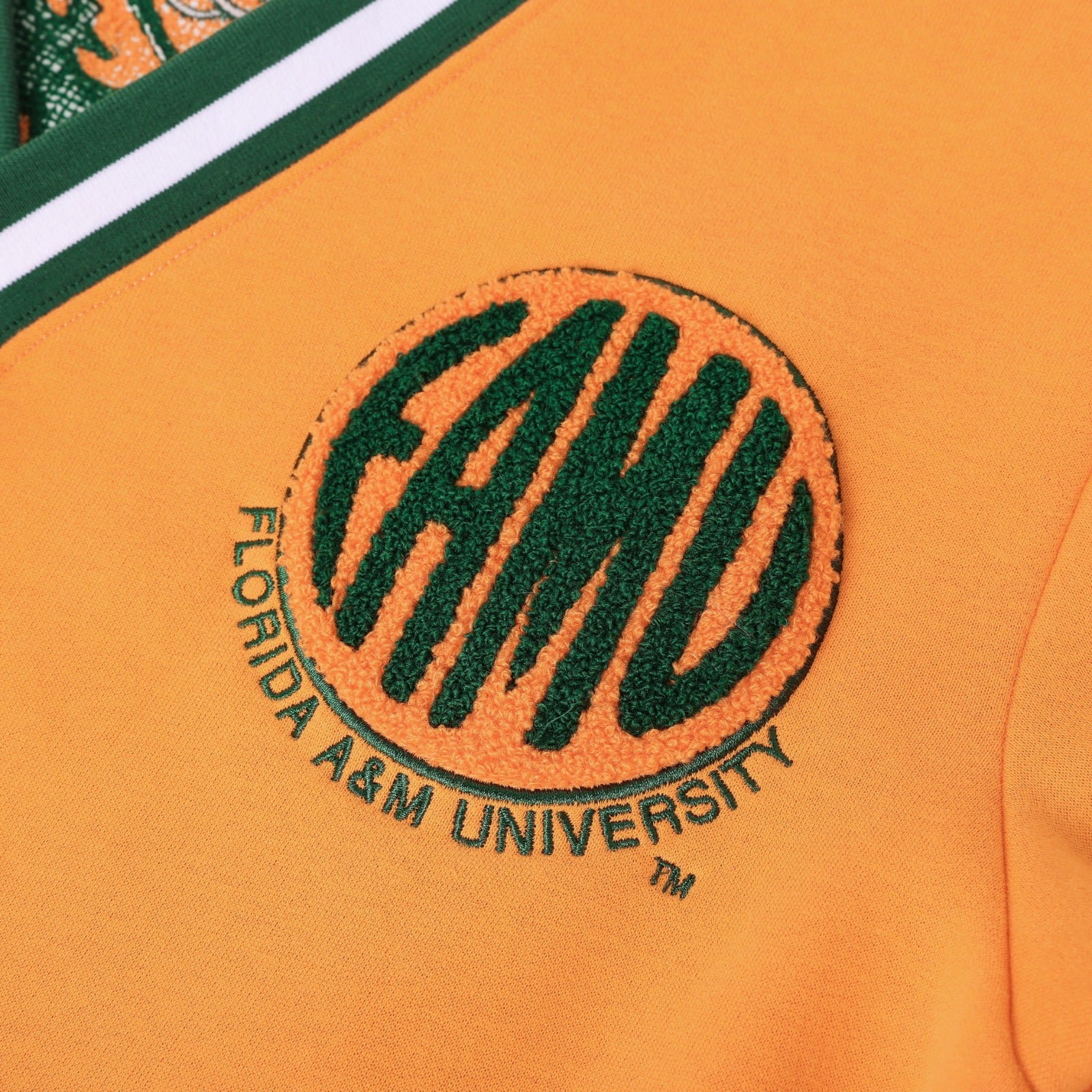 FAMU Orange Fleece Cardigan