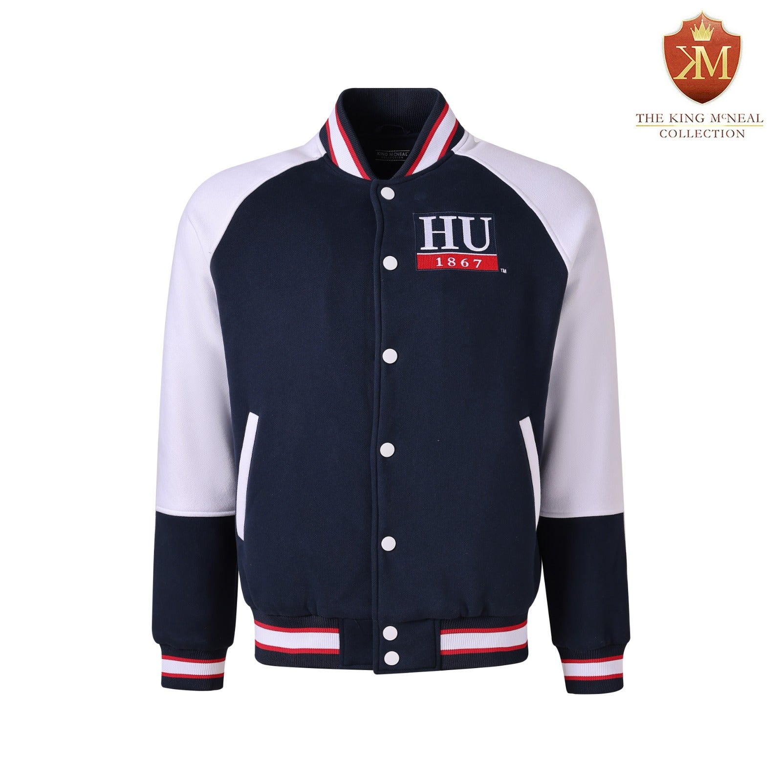 Howard University Navy Fleece Jacket