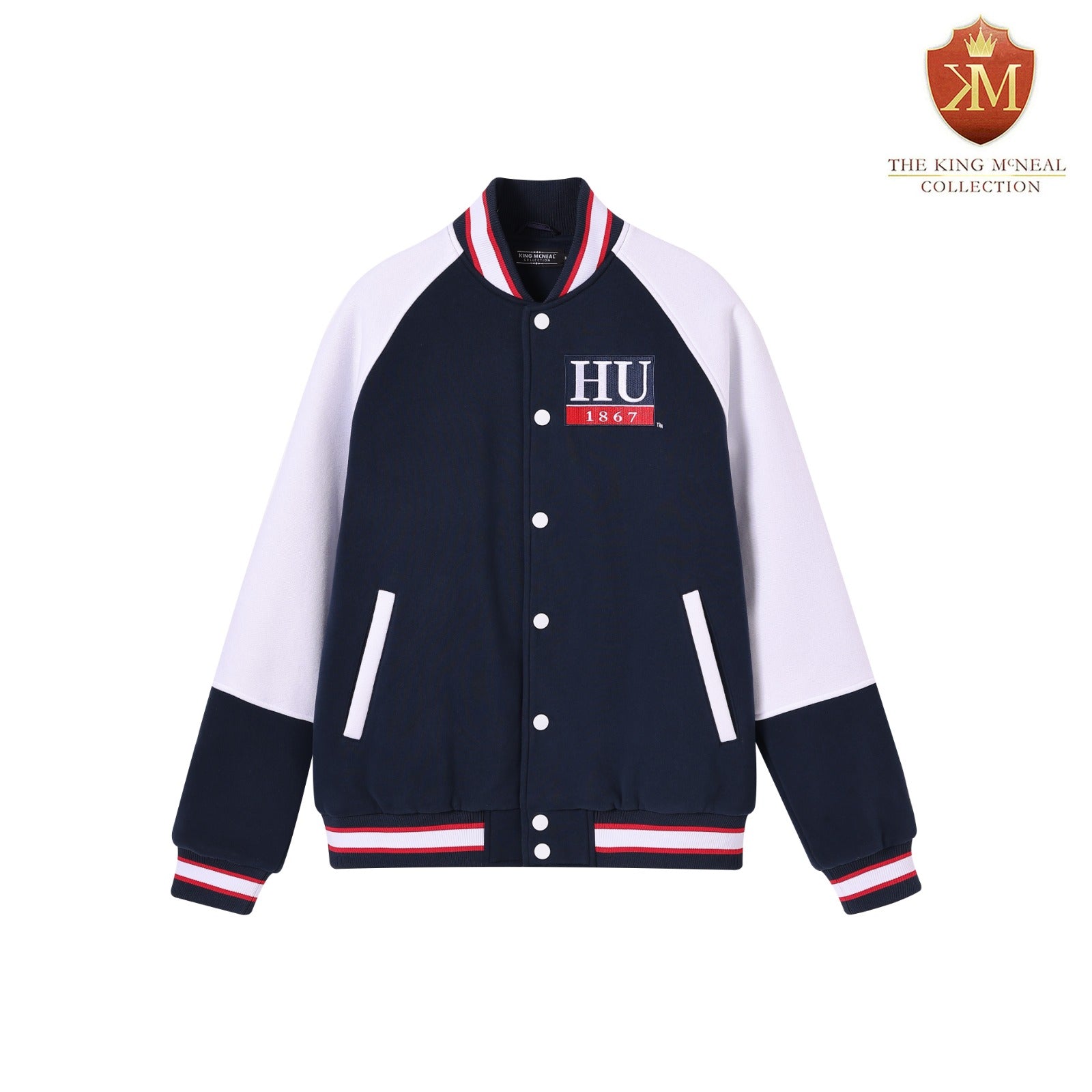 Howard University Navy Fleece Jacket