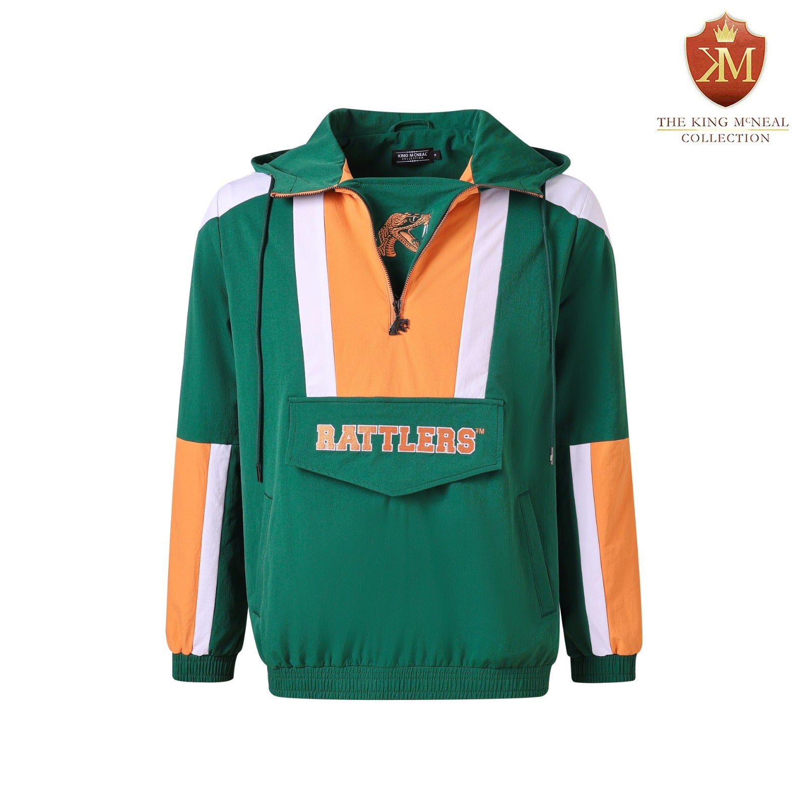 FAMU Green Windbreaker Tech Pullover