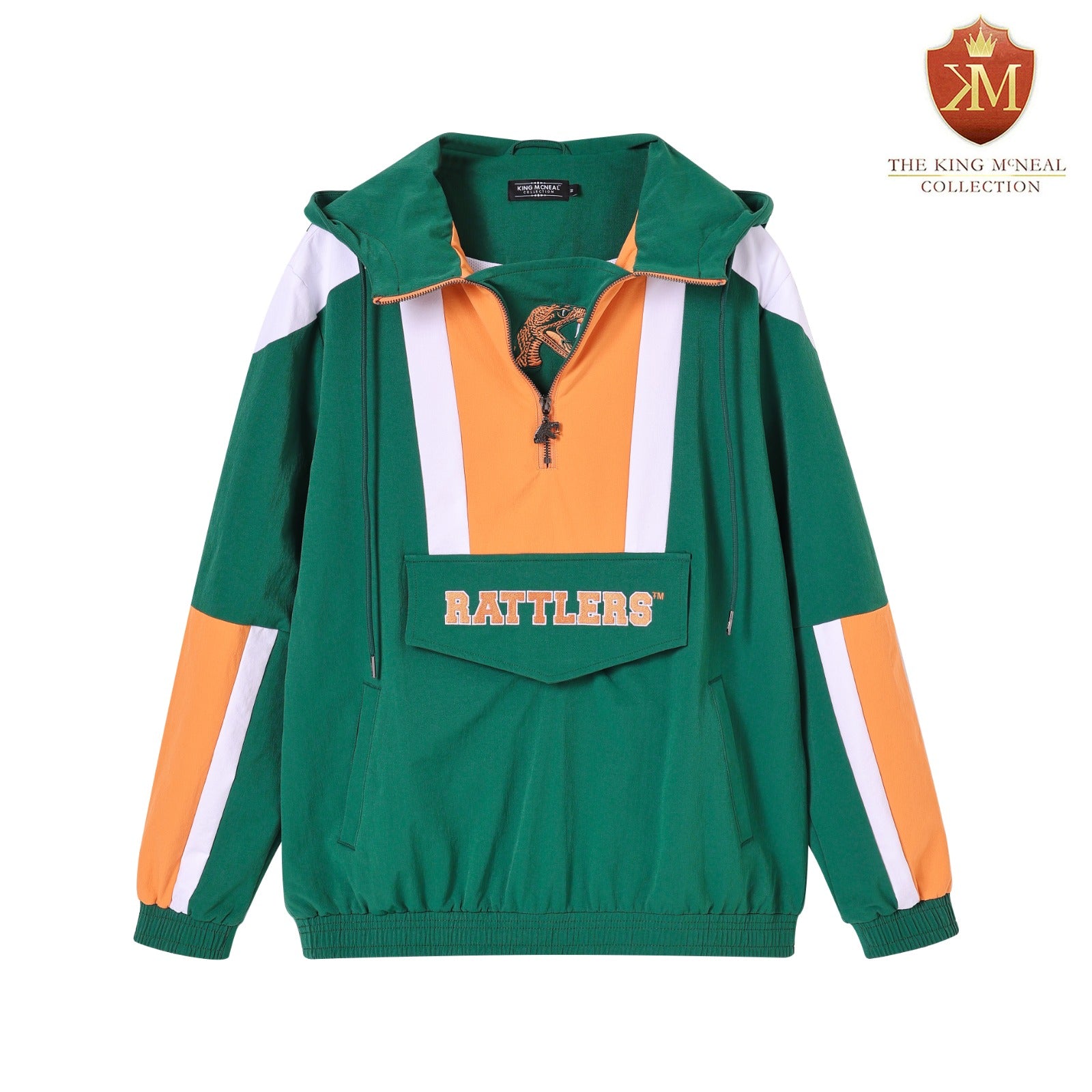 FAMU Green Windbreaker Tech Pullover