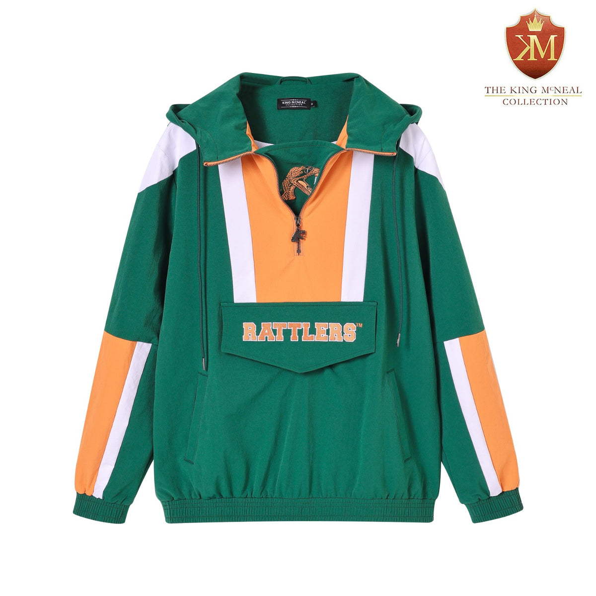 FAMU Green Windbreaker Tech Pullover