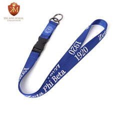 Zeta Phi Beta Lanyard/Keychain