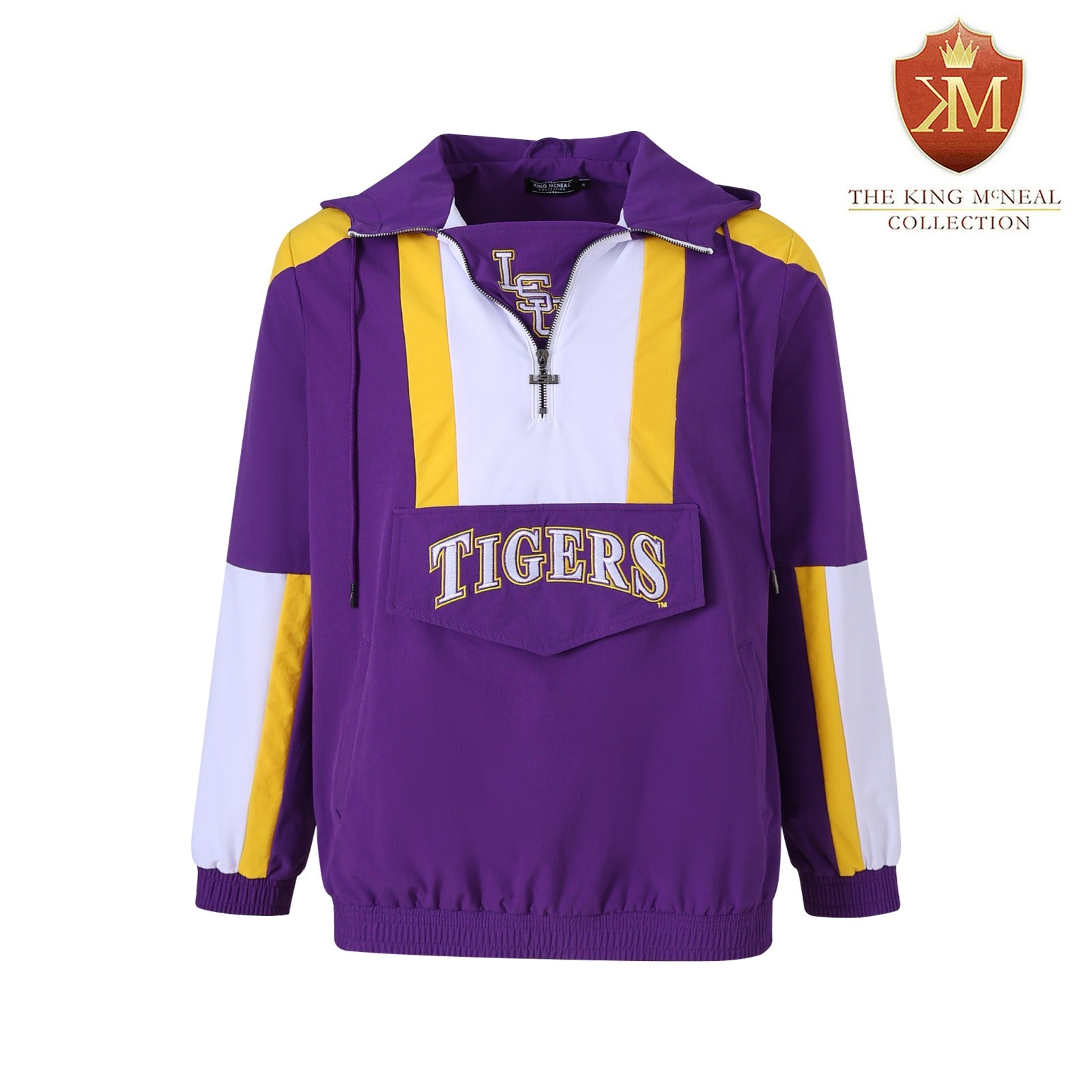 LSU Purple Windbreaker Tech Pullover
