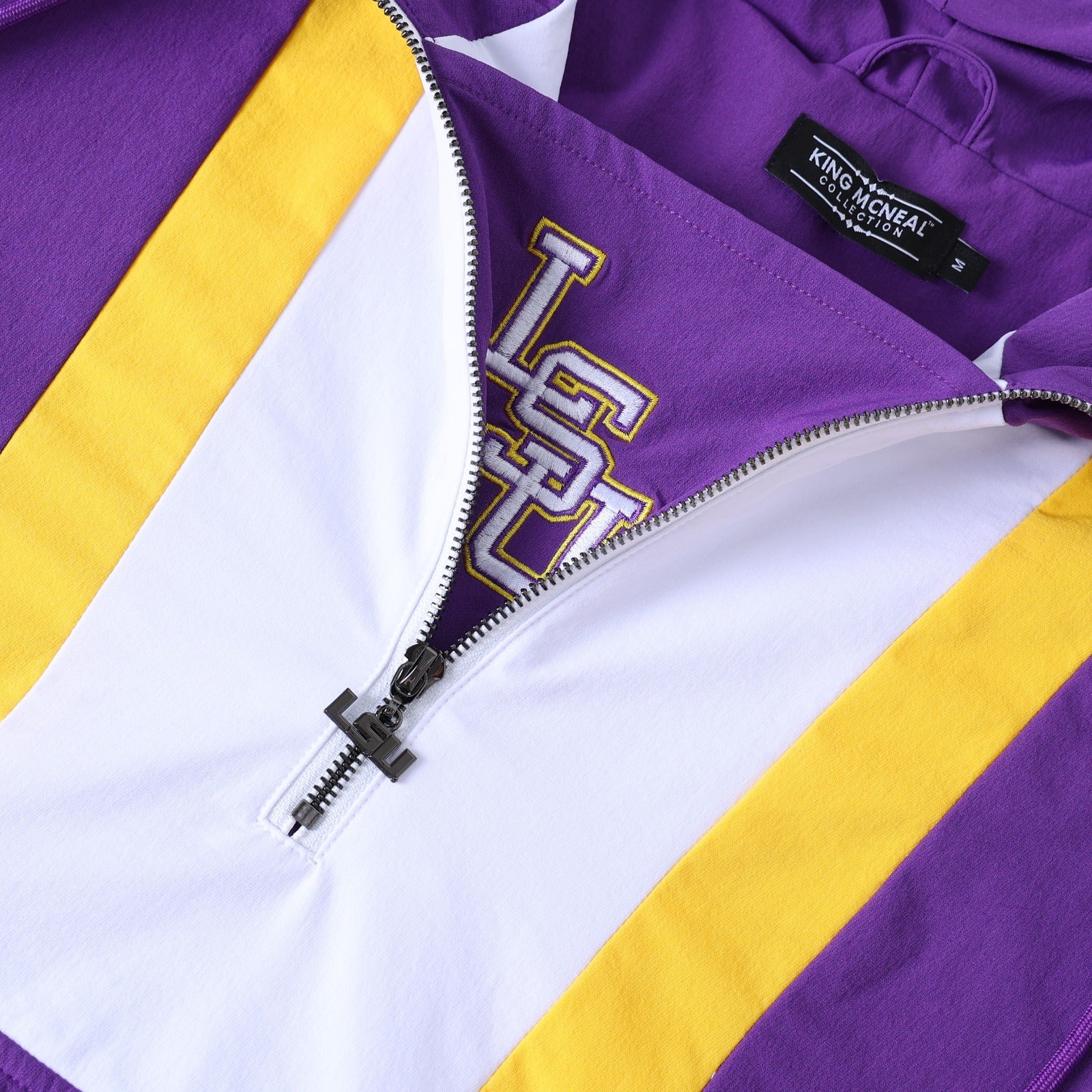 LSU Purple Windbreaker Tech Pullover