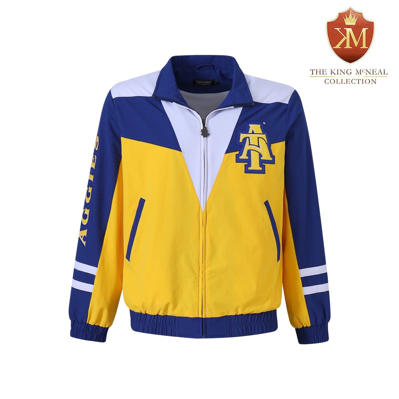 North Carolina A&T Full Zip Windbreaker Tech