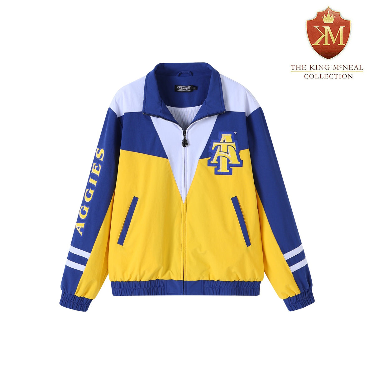 North Carolina A&T Full Zip Windbreaker Tech