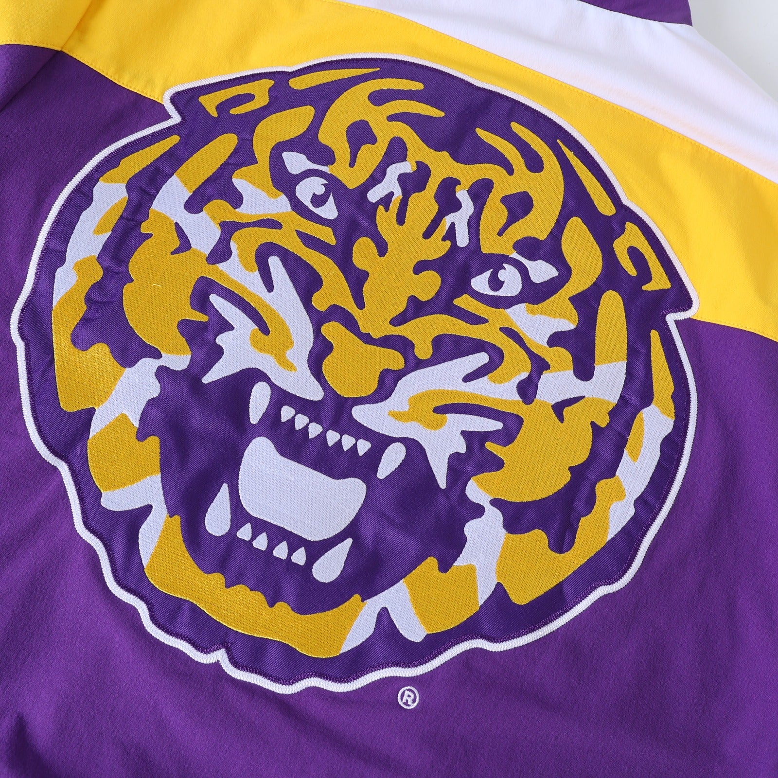 LSU Purple Full Zip Windbreaker Tech