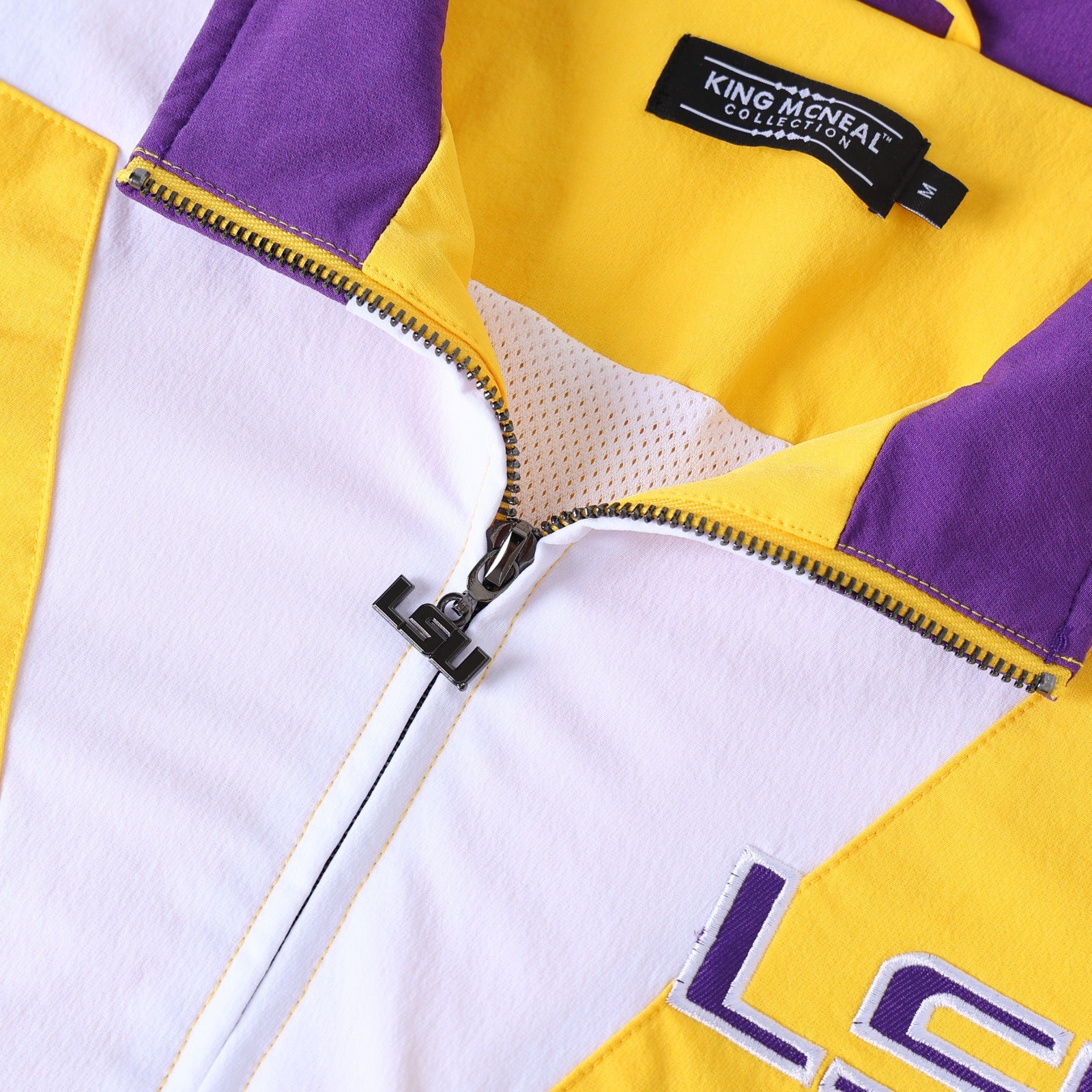 LSU Purple Full Zip Windbreaker Tech