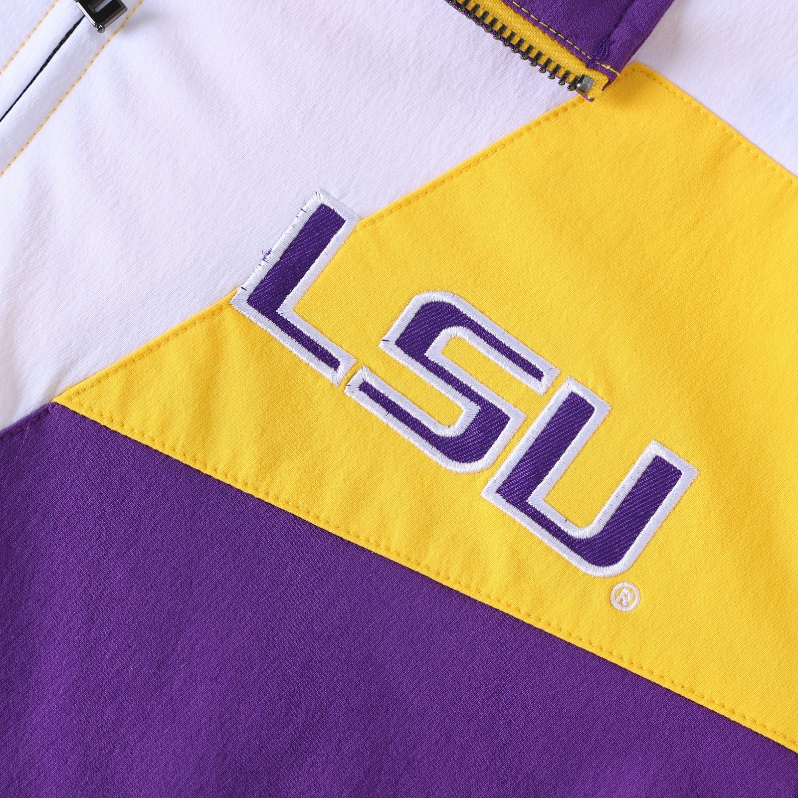 LSU Purple Full Zip Windbreaker Tech