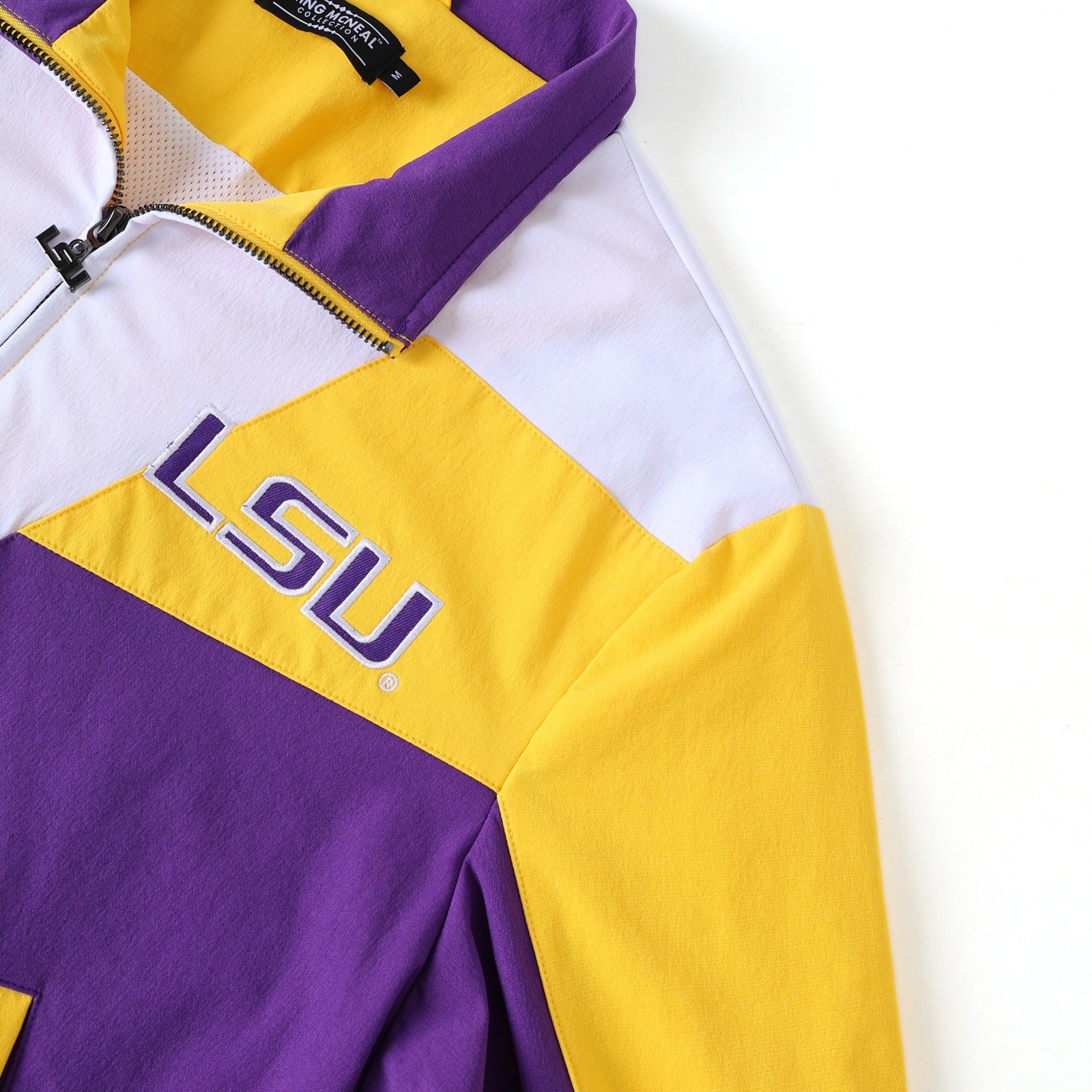 LSU Purple Full Zip Windbreaker Tech