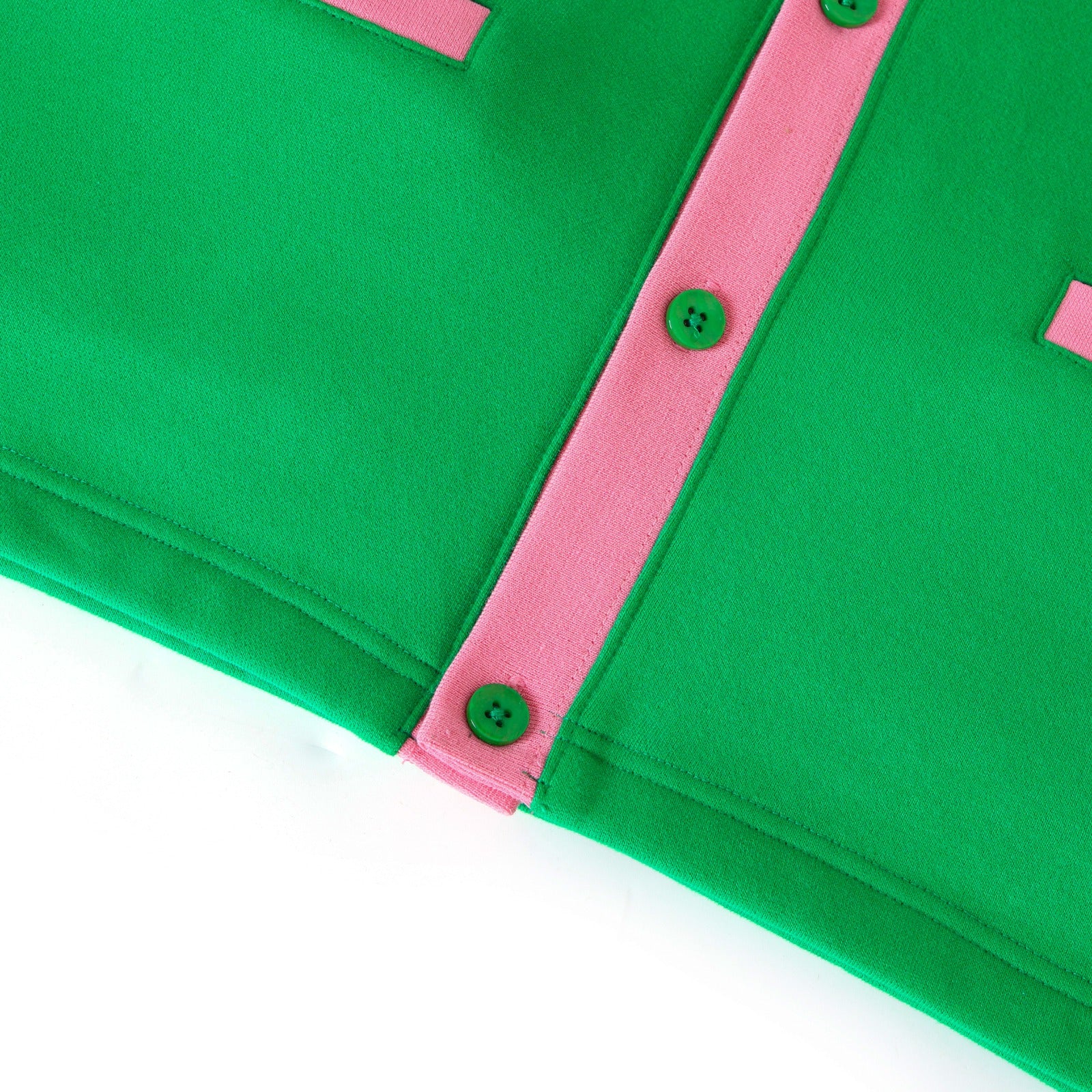 AKA Green Fleece Cardigan Unisex Fit