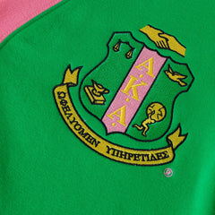 AKA Green Fleece Cardigan Unisex Fit