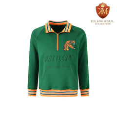 FAMU Green Quarter Zip Crewneck