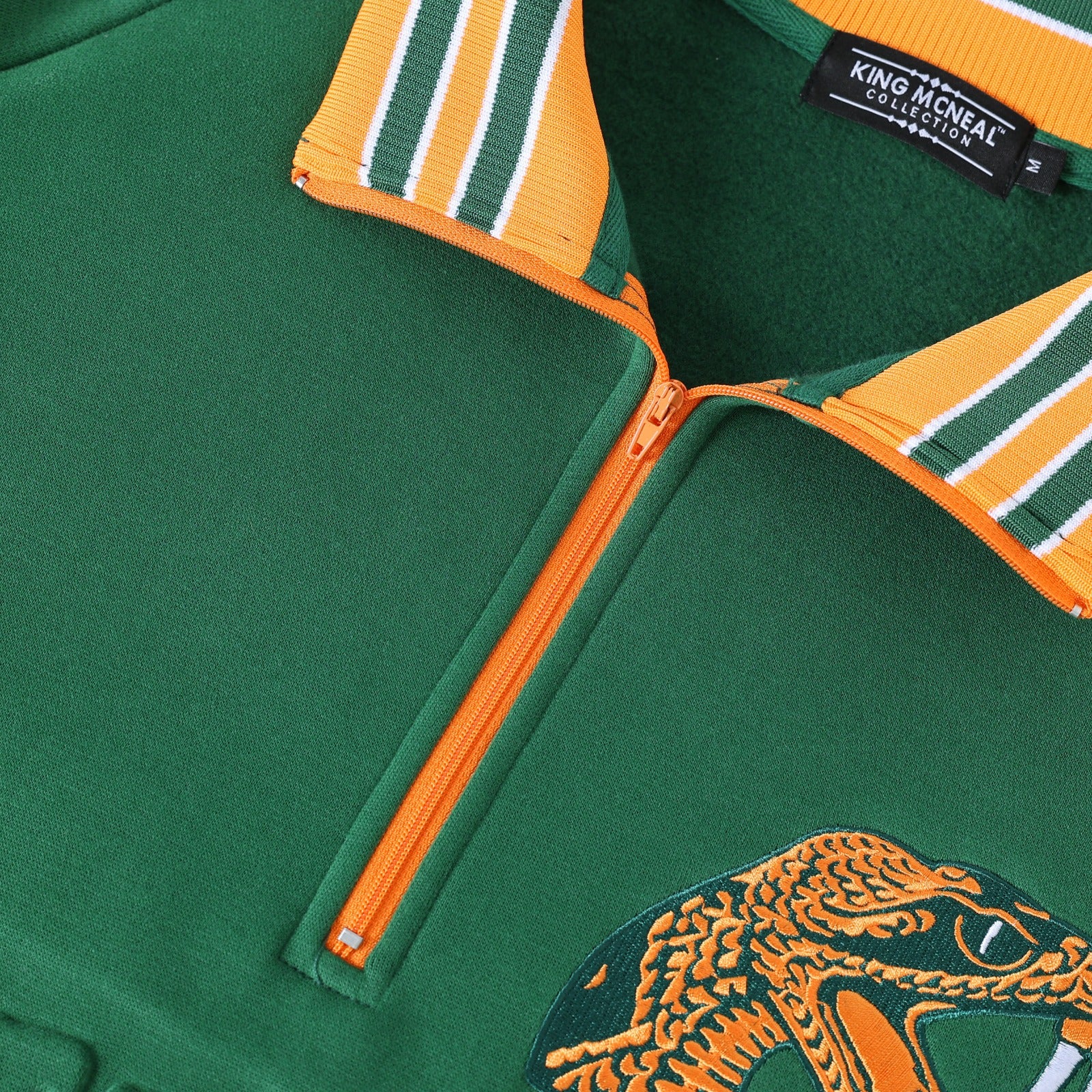 FAMU Green Quarter Zip Crewneck