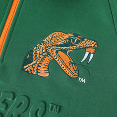 FAMU Green Quarter Zip Crewneck